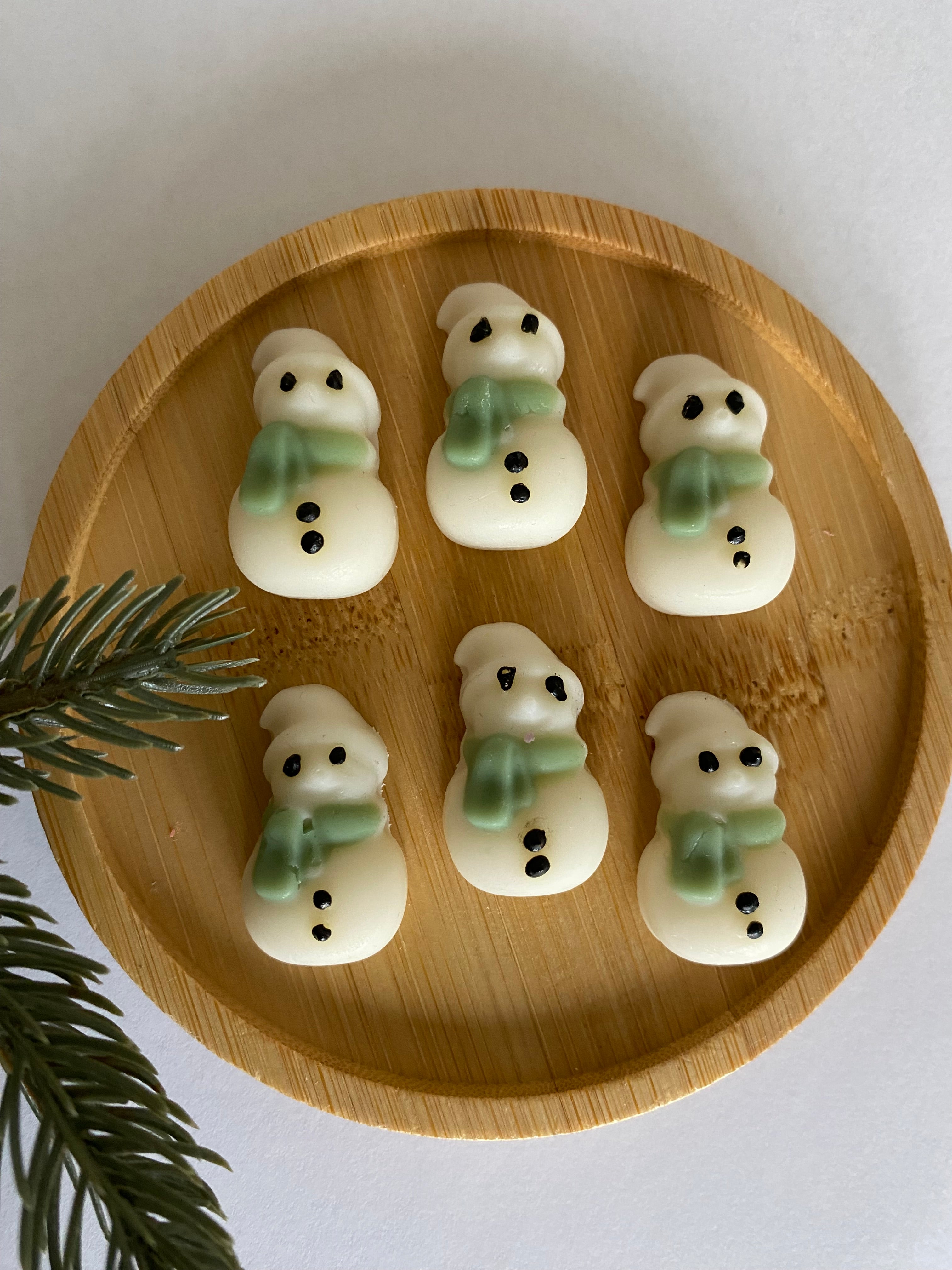 Lot de 6 fondants parfumés de Noel à la cire de soja