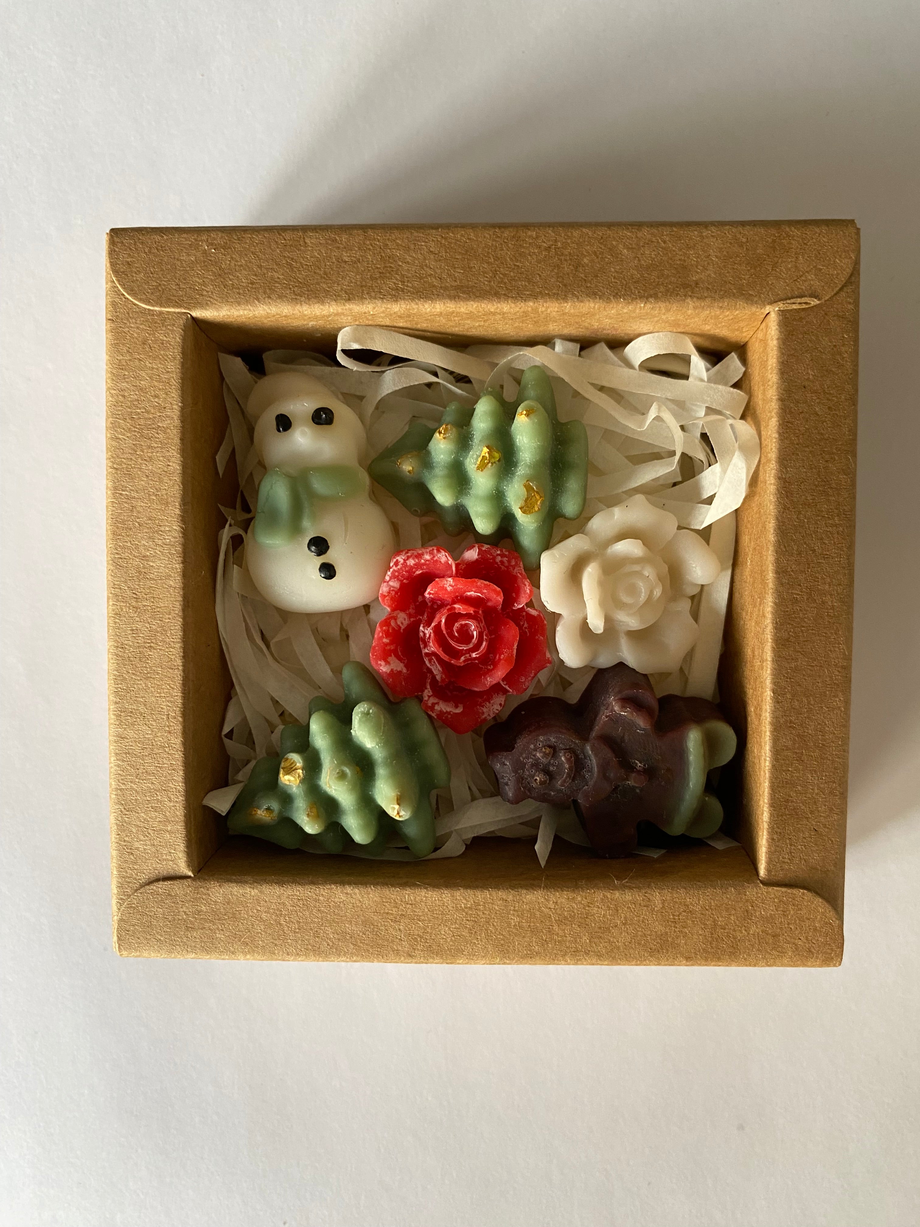Lot de 6 fondants parfumés de Noel à la cire de soja
