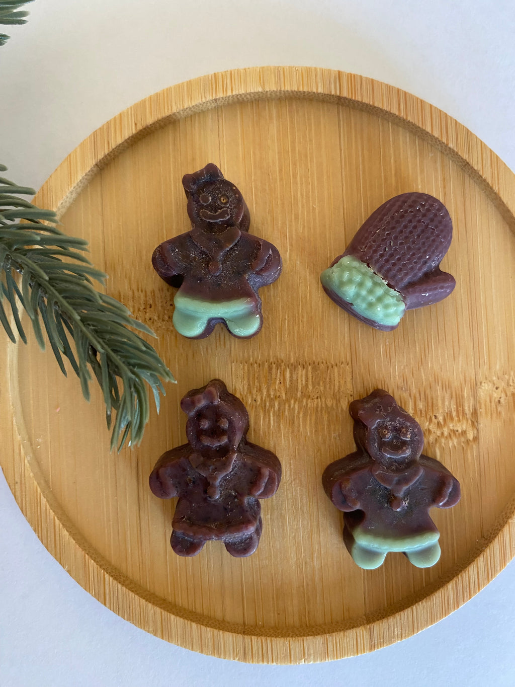 Lot de 6 fondants parfumés de Noel à la cire de soja