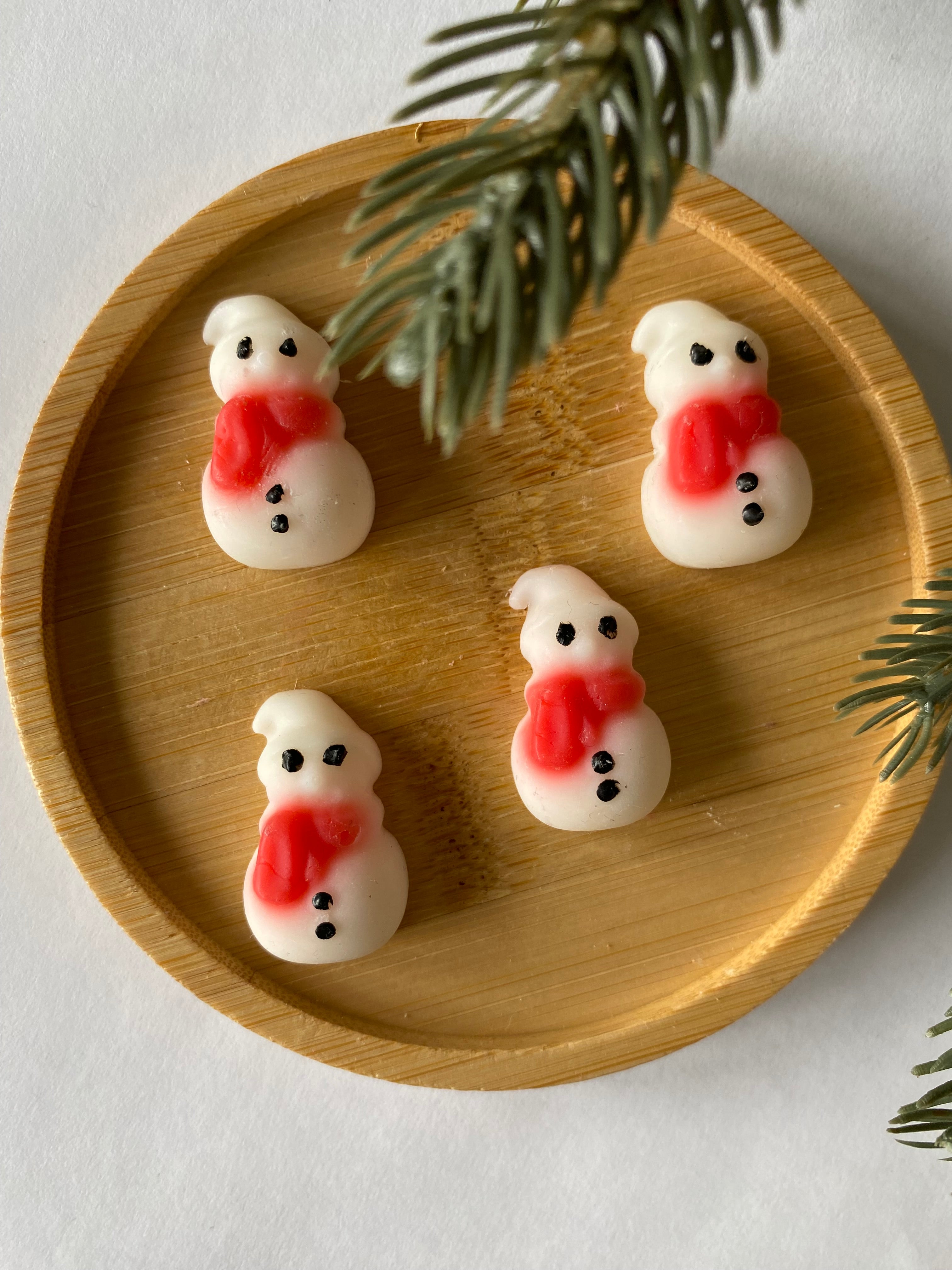 Lot de 6 fondants parfumés de Noel à la cire de soja