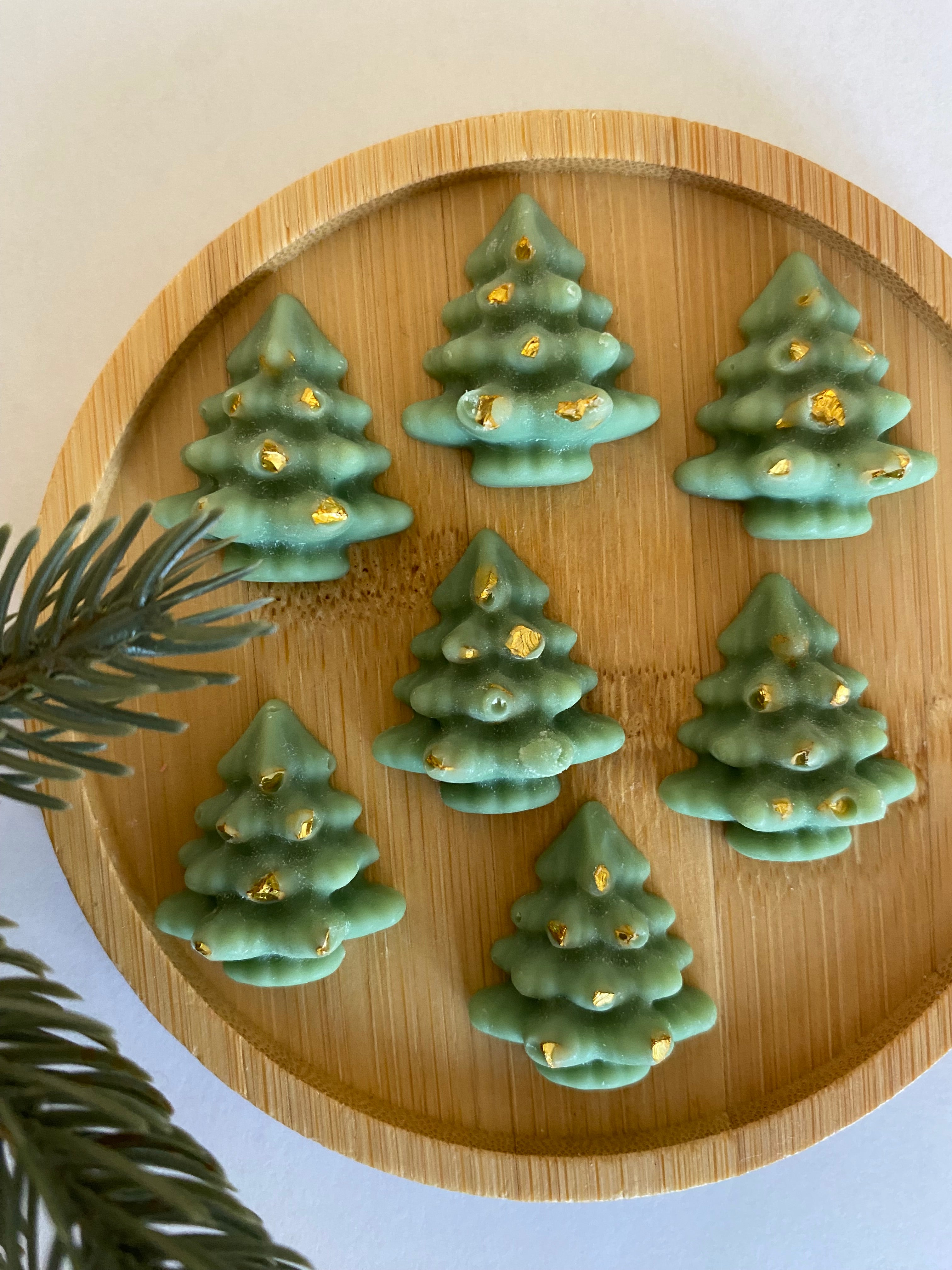 Lot de 6 fondants parfumés de Noel à la cire de soja