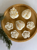 Lot de 6 fondants parfumés de Noel à la cire de soja