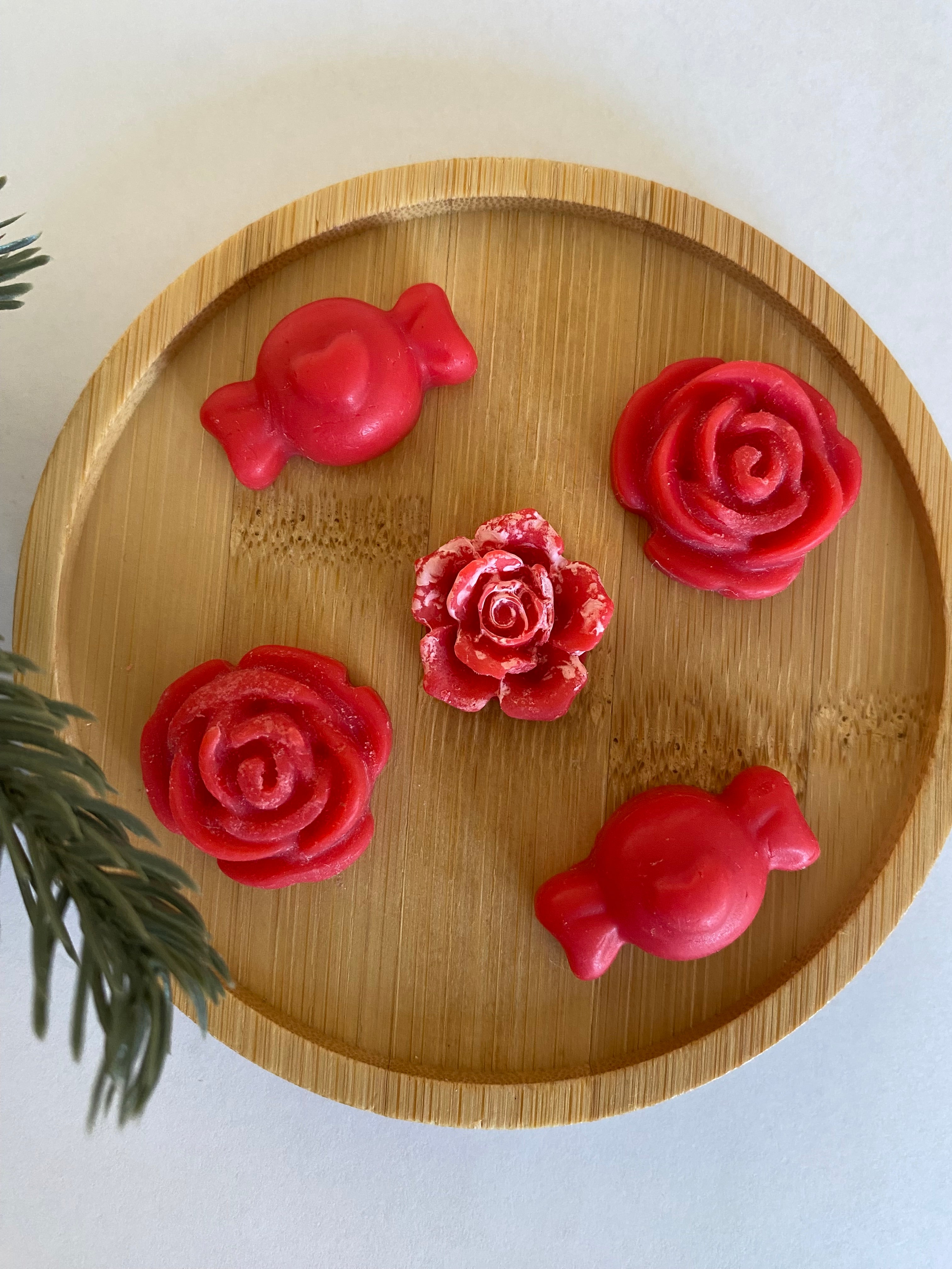 Lot de 6 fondants parfumés de Noel à la cire de soja