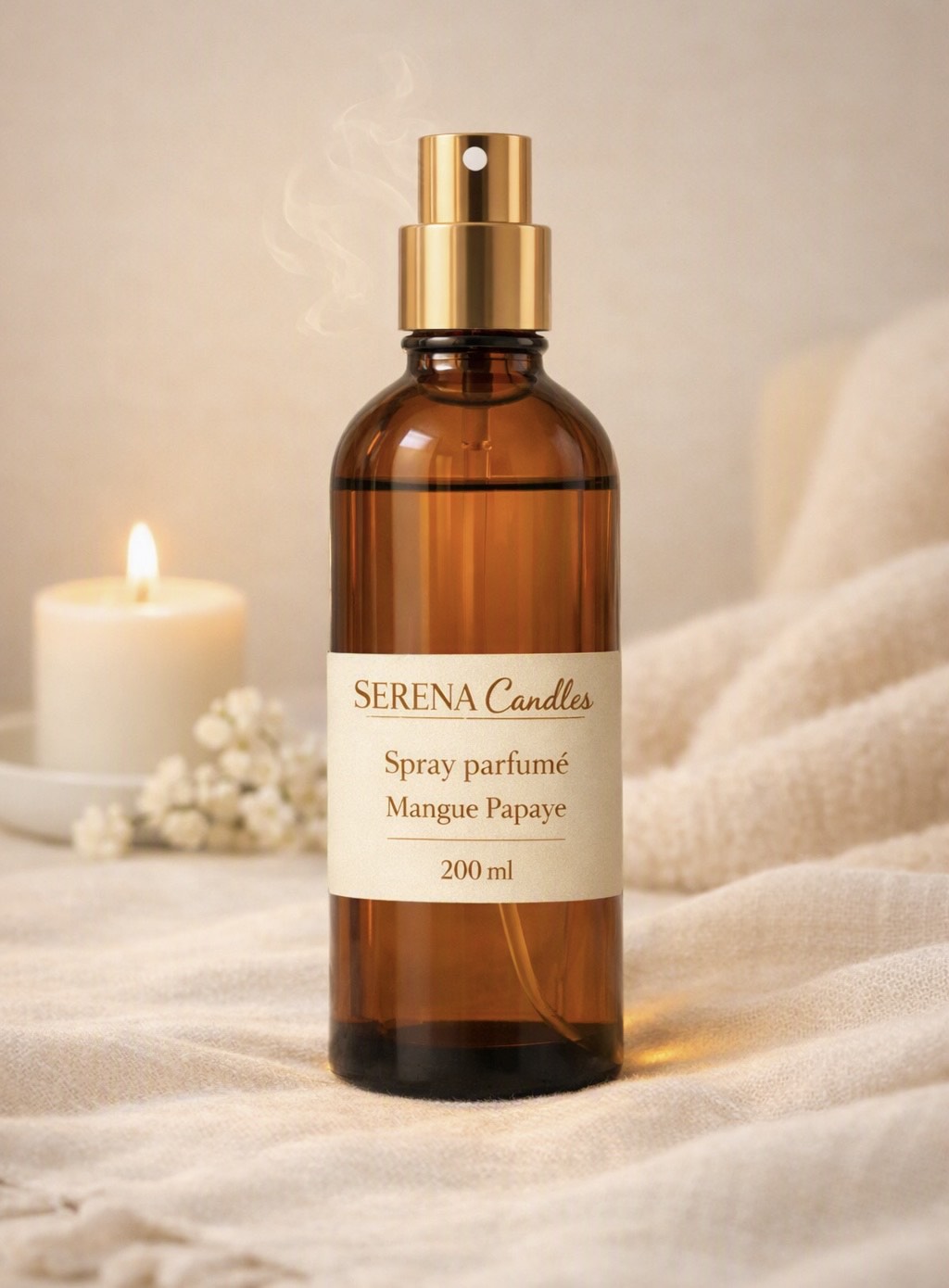 Spray parfumé sans alcool